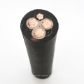 Movable flexible rubber mining cable